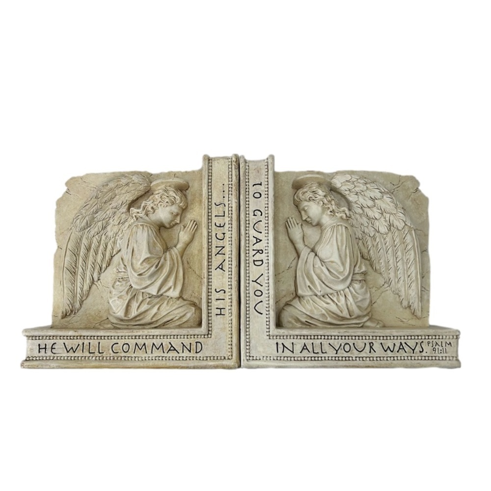 Renaissance Angel Religious Bookends